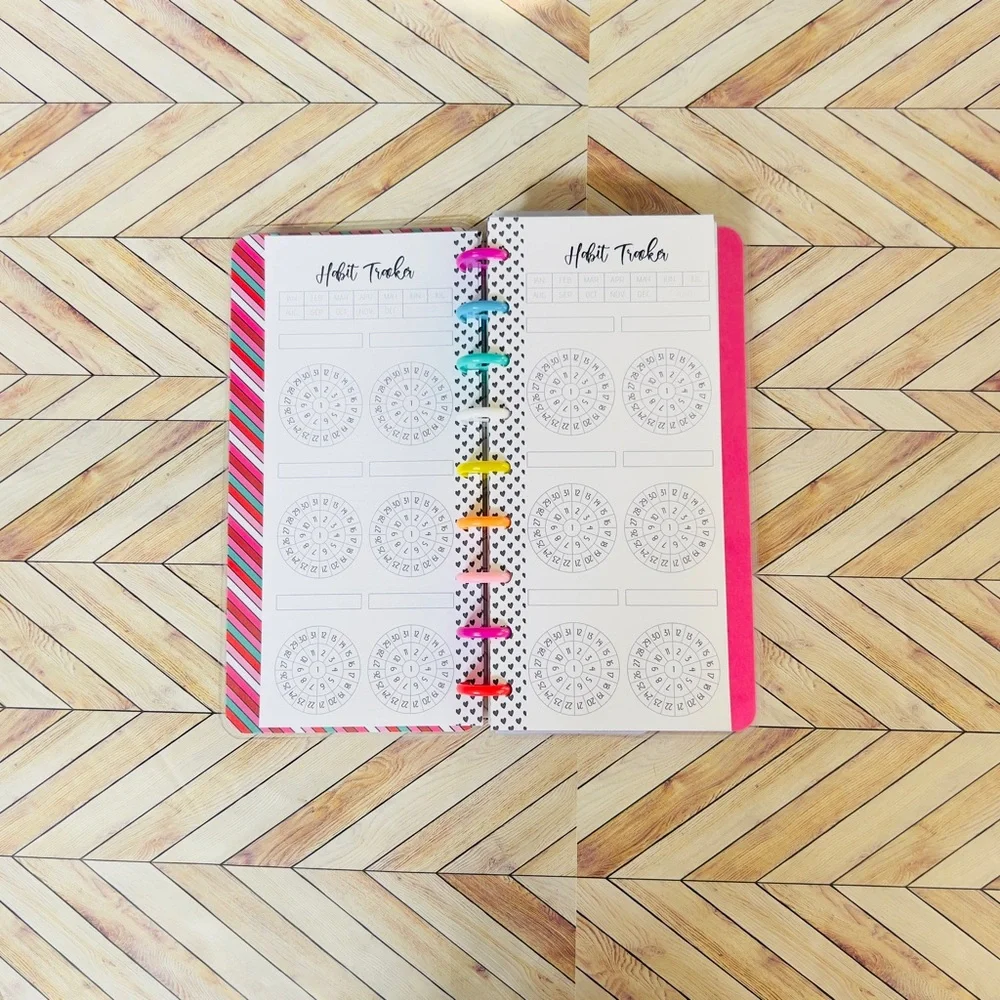 Skinny classic size planner Happy cupid gnomes Valentine’s weekly layout